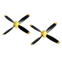 Четырёхлопастной пропеллер в сборе для самолета Volantex RC P51D, 2 комплекта Четырёхлопастной пропеллер в сборе для самолета Volantex RC P51D, 2 комплекта