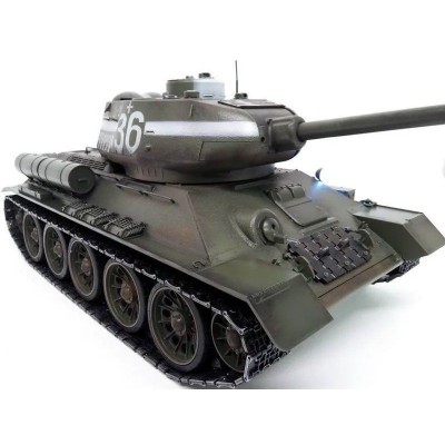 Р/У танк Taigen 1/16 T34-85 (СССР) (для ИК танкового боя) V3 2.4G (зеленый)