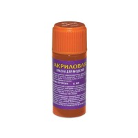 Краска ZVEZDA акриловая, кирпичная, 12 мл