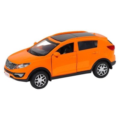 Машина "АВТОПАНОРАМА" KIA SPORTAGE R, оранжевый, 1/39, инерция, в/к 17,5*12,5*6,5 см