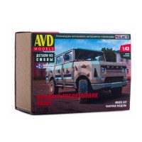 Сборная модель AVD Военный внедорожник МАМИ, 1/43 Сборная модель AVD Военный внедорожник МАМИ, 1/43