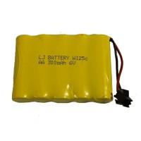 Аккумулятор Ni-Cd 300mAh, 6V, SM для Double Eagle E549-003, E712-003, E713-003