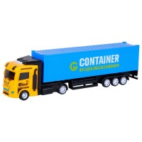Машина AUTODRIVE Контейнеровоз фрикционный со светом и звуком, желтый в/к 35*6,5*12 см Машина AUTODRIVE Контейнеровоз фрикционный со светом и звуком, желтый в/к 35*6,5*12 см