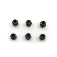 Гайка самоконтрящаяся M2.5 черная, 6шт. Гайка самоконтрящаяся M2.5 черная, 6шт.