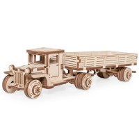 Деревянный конструктор Lemmo Грузовичок ЛТ с прицепом, 58 деталей Деревянный конструктор Lemmo Грузовичок ЛТ с прицепом, 58 деталей