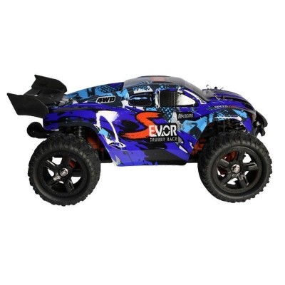 Радиоуправляемая трагги Remo Hobby S EVO-R UPGRADE V2.0 (синяя) 4WD 2.4G 1/16 RTR