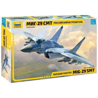 Сборная модель ZVEZDA Многоцелевой фронтовой истребитель МиГ-29 СМТ, 1/72