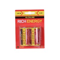 Батарейка Rich Energy D, LR20 Alkaline (1шт) Батарейка Rich Energy D, LR20 Alkaline (1шт)
