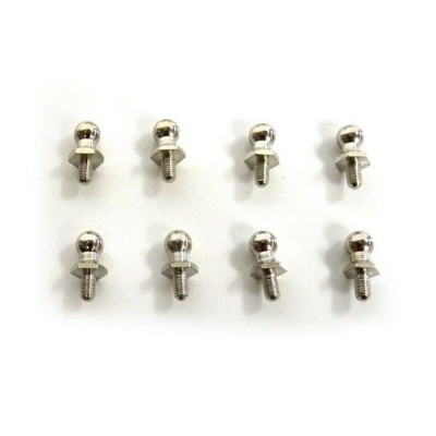 Винты с шаровой головкой для Himoto 1/16, 8шт. Винты с шаровой головкой для Himoto 1/16, 8шт.