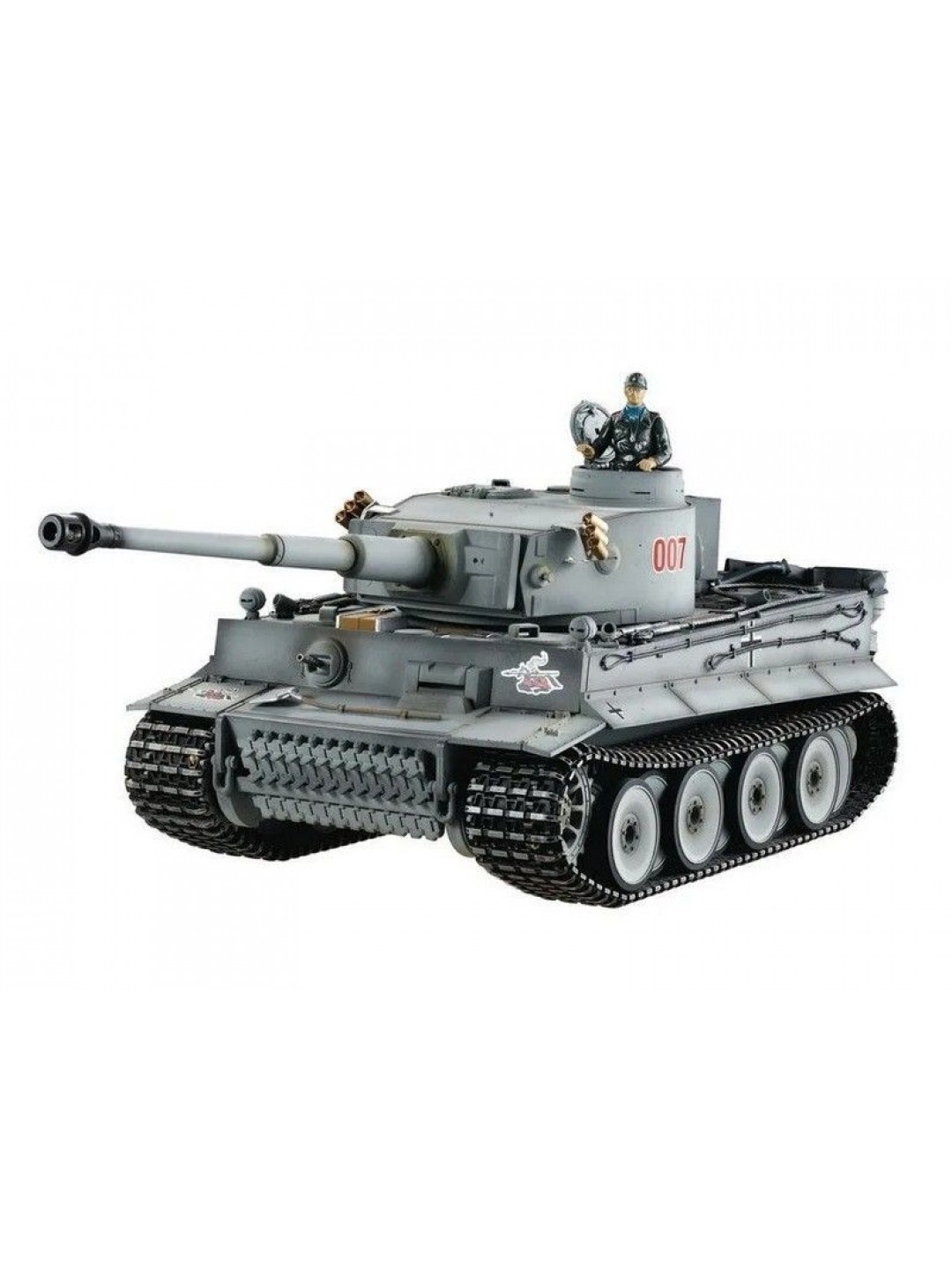 P/У танк Taigen 1/16 Tiger 1 (ранняя версия) HC, башня на 360, подшипники в ред., откат ствола V3