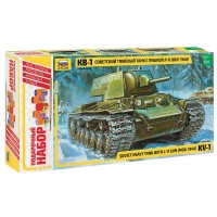 Сборная модель ZVEZDA Советский тяжелый танк образца 1940 г. с пушкой Л-11 КВ-1, под. набор, 1/35 Сборная модель ZVEZDA Советский тяжелый танк образца 1940 г. с пушкой Л-11 КВ-1, под. набор, 1/35