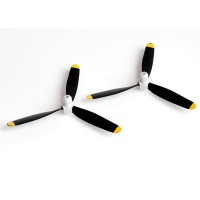 Трёхлопастной пропеллер в сборе для самолета Volantex RC F4U 400, 2 комплекта Трёхлопастной пропеллер в сборе для самолета Volantex RC F4U 400, 2 комплекта