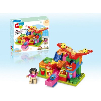 Конструктор Pilage Кафе фаст-фуд (42 детали), лабиринт с шариками Конструктор Pilage Кафе фаст-фуд (42 детали), лабиринт с шариками