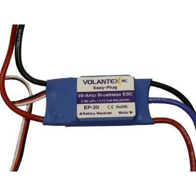 Регулятор скорости бесколлекторный 20A-JST для самолета Volantex RC Trainstar Epoch