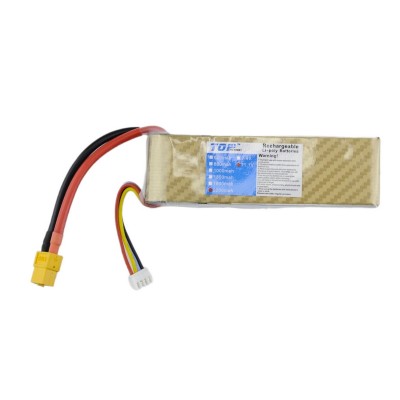 Аккумулятор Li-Po 2200mAh, 11,1V, 20C для самолета Top RC Riot Аккумулятор Li-Po 2200mAh, 11,1V, 20C для самолета Top RC Riot