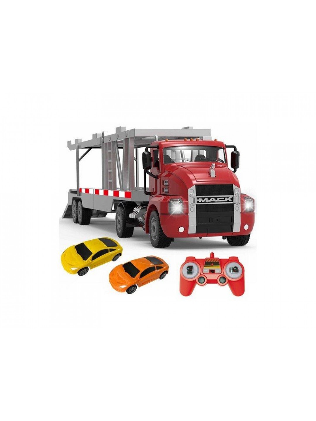 Радиоуправляемый автовоз Double Eagle MACK с машинками 1/26 2.4G RTR