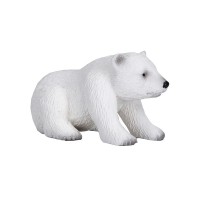 Фигурка KONIK Белый медвежонок (сидящий)