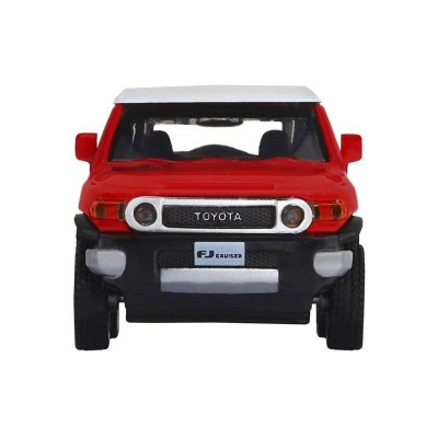 Машина "АВТОПАНОРАМА" Toyota FJ Cruiser, красный, 1/43, инерция, в/к 17,5*12,5*6,5 см