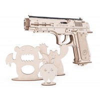 Деревянный конструктор Lemmo Пистолет №ЛТ07052018, 85 деталей Деревянный конструктор Lemmo Пистолет №ЛТ07052018, 85 деталей