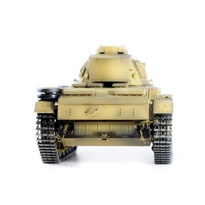 Р/У танк Taigen 1/16 Panzerkampfwagen III (Германия) дым, свет V3 2.4G RTR пустыня