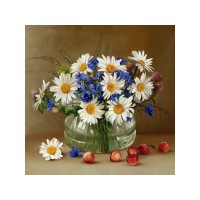 Алмазная мозаика 30х30 БУЗИН. РОМАШКИ И ВАСИЛЬКИ (26 цветов) Алмазная мозаика 30х30 БУЗИН. РОМАШКИ И ВАСИЛЬКИ (26 цветов)