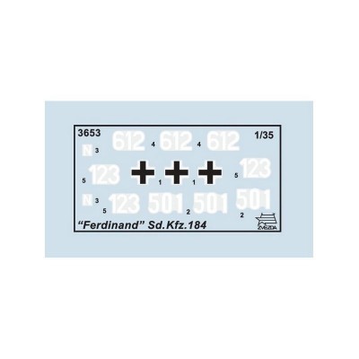 Сборная модель ZVEZDA Немецкий истребитель танков "Фердинанд", 1/35