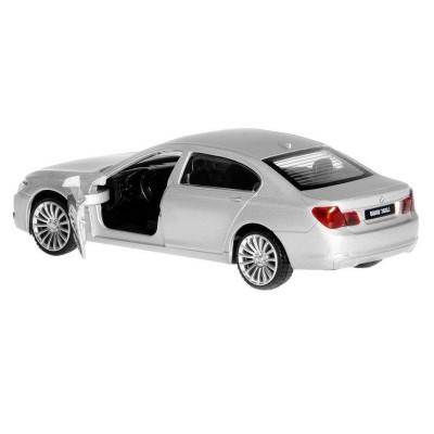 Машина "АВТОПАНОРАМА" BMW 760 LI, серебряный, 1/46, инерция, в/к 17,5*12,5*6,5 см