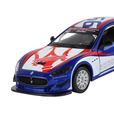 Машина "АВТОПАНОРАМА" Maserati Gran Turismo MC GT4, синий, 1/32, свет, звук, в/к 17,5*13,5*9 см