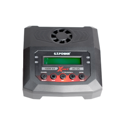 Универсальное зарядное устройство G.T.Power X4MINI 200 W Dual Power 19-26/220В, 10Aх4