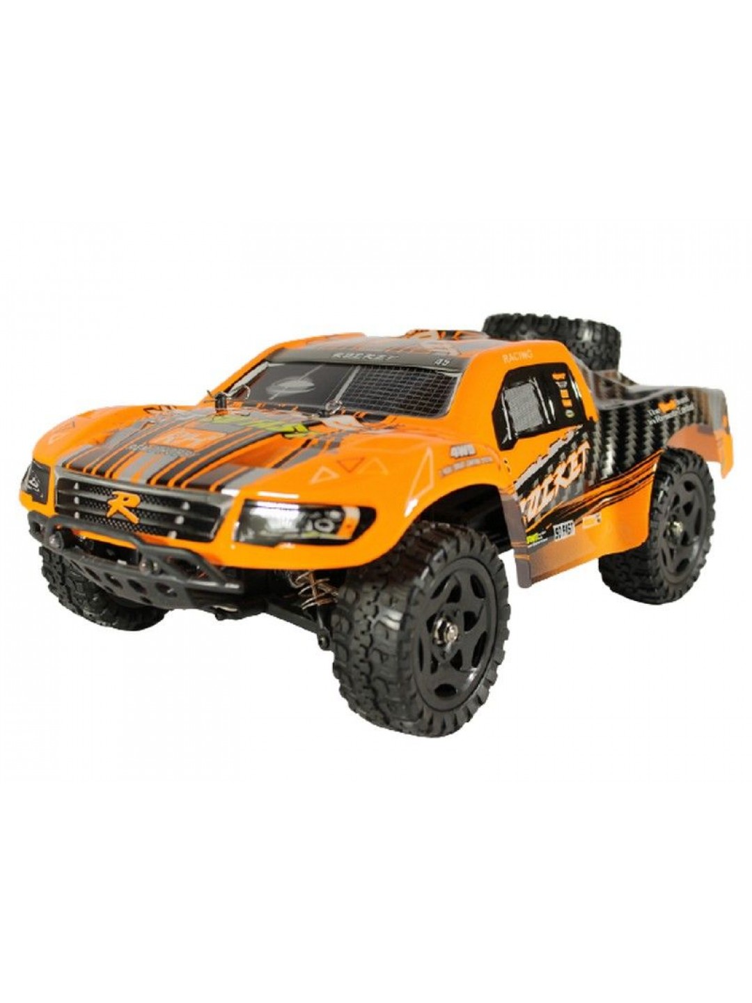 Радиоуправляемый шорт-корс Remo Hobby Rocket V2.0 (оранжевый) 4WD 2.4G 1/16 RTR