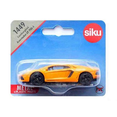 Легковой автомобиль Siku 1449 Суперкар Lamborghini Aventador 1/55, 9.7 см, оранжевый