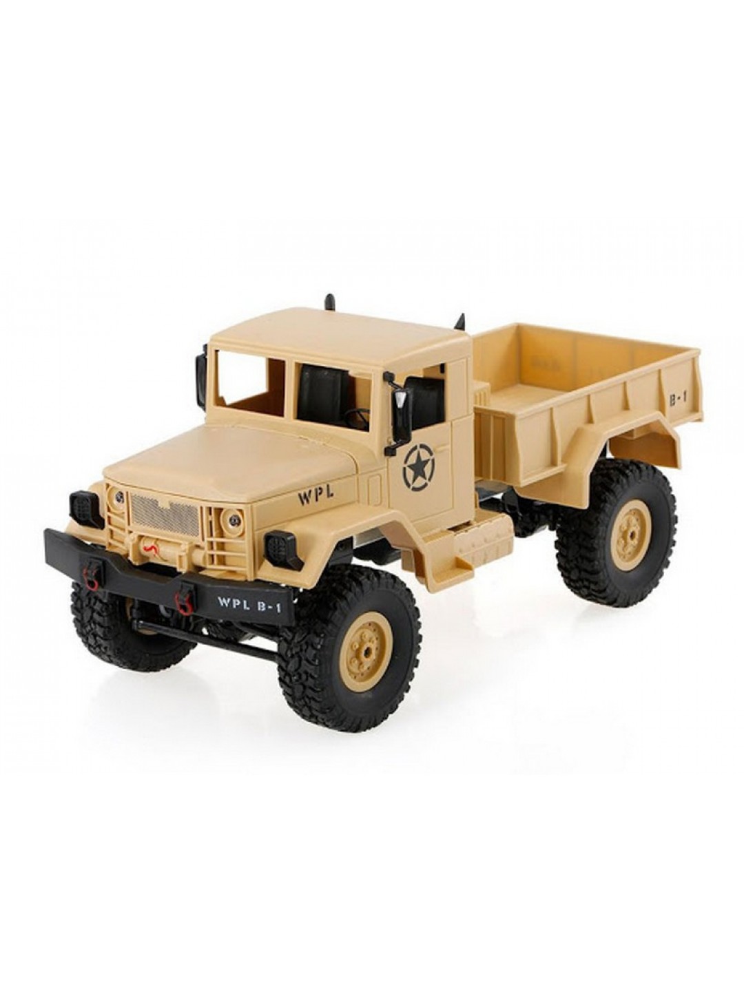 Радиоуправляемая машина WPL B-14R военный грузовик (песочный) 1/16 2.4G RTR
