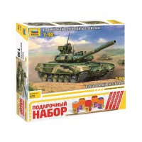 Сборная модель ZVEZDA Российский танк Т-90, подарочный набор, 1/72 Сборная модель ZVEZDA Российский танк Т-90, подарочный набор, 1/72