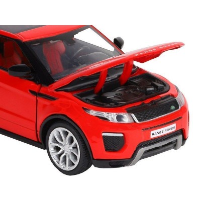 Машина "АВТОПАНОРАМА" Land Rover Range Rover Evoque HSE, красный, 1/32, в/к 17,5*12,5*6,5 см