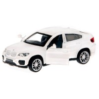 Машина "АВТОПАНОРАМА" BMW X6, 1/43, белый, инерция, откр. двери, в/к 17,5*12,5*6,5 см Машина "АВТОПАНОРАМА" BMW X6, 1/43, белый, инерция, откр. двери, в/к 17,5*12,5*6,5 см