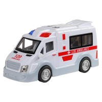 Машина AUTODRIVE Фургон скорой помощи инерционный на бат, свет, звук, в/п, 28,4*7*23,5 см, , Машина AUTODRIVE Фургон скорой помощи инерционный на бат, свет, звук, в/п, 28,4*7*23,5 см, ,