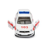 Легковой автомобиль Siku 1411RUS Скорая медицинская служба, белый Легковой автомобиль Siku 1411RUS Скорая медицинская служба, белый