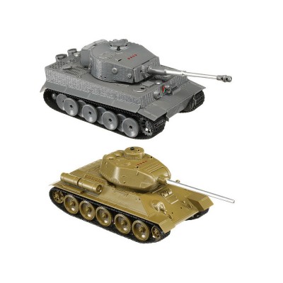 Радиоуправляемый танковый бой Torro Т34/85 и Tiger 1 1/30, RTR