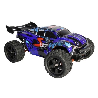 Радиоуправляемая трагги Remo Hobby S EVO-R UPGRADE V2.0 (синяя) 4WD 2.4G 1/16 RTR