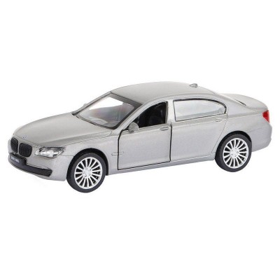 Машина "АВТОПАНОРАМА" BMW 760 LI, серебряный, 1/46, инерция, в/к 17,5*12,5*6,5 см