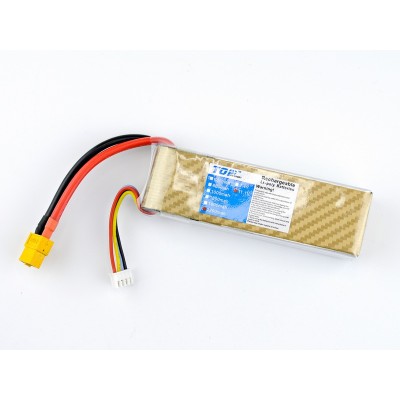 Аккумулятор Li-Po 2200mAh, 11,1V, 20C для самолета Top RC Riot