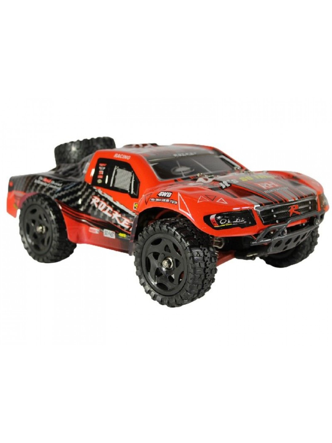 Радиоуправляемый шорт-корс Remo Hobby Rocket UPGRADE V2.0 (красный) 4WD 2.4G 1/16 RTR