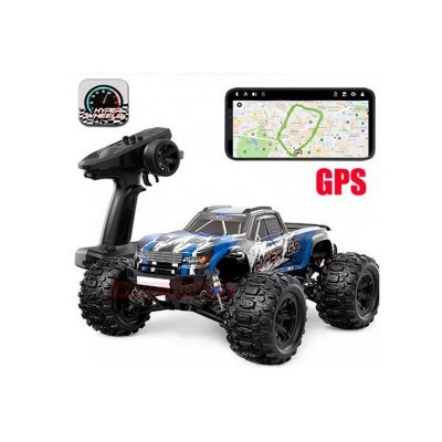 Радиоуправляемый монстр MJX Hyper Go H16H (синий) 4WD 2.4G LED GPS 1/16 RTR