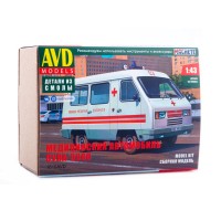 Сборная модель AVD СУЛА-3980, 1/43 Сборная модель AVD СУЛА-3980, 1/43