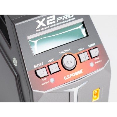 Универсальное зарядное устройство G.T.Power X2PRO Dual Power 11-26/220В, 12Aх2