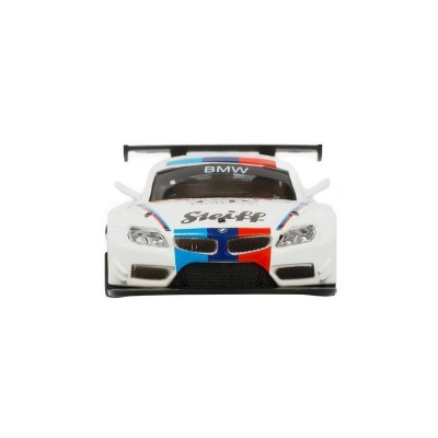 Машина "АВТОПАНОРАМА" BMW Z4 GT3, 1/38, белый, инерция, откр. двери, в/к 17,5*12,5*6,5 см