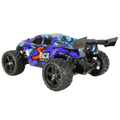 Радиоуправляемая трагги Remo Hobby S EVO-R Brushless V2.0 (синяя) 4WD 2.4G 1/16 RTR