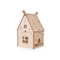 Деревянный конструктор Lemmo Домик подарочный, 12 деталей Деревянный конструктор Lemmo Домик подарочный, 12 деталей