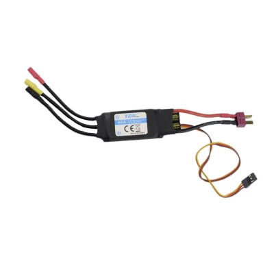 Регулятор скорости бесколлекторный 40A для самолета Top RC Riot Регулятор скорости бесколлекторный 40A для самолета Top RC Riot