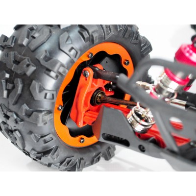 Радиоуправляемый монстр Remo Hobby Dinosaurs Master Brushless UPGRADE (синий) 4WD 2.4G 1/8 RTR